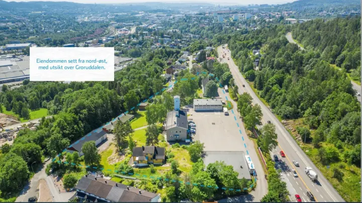 Grorud: Ledig kontor, lager og verksted. Leieareal fra ca. 130 til 2.712 kvm BTA. Mulig å leie utelagring og p-plasser.